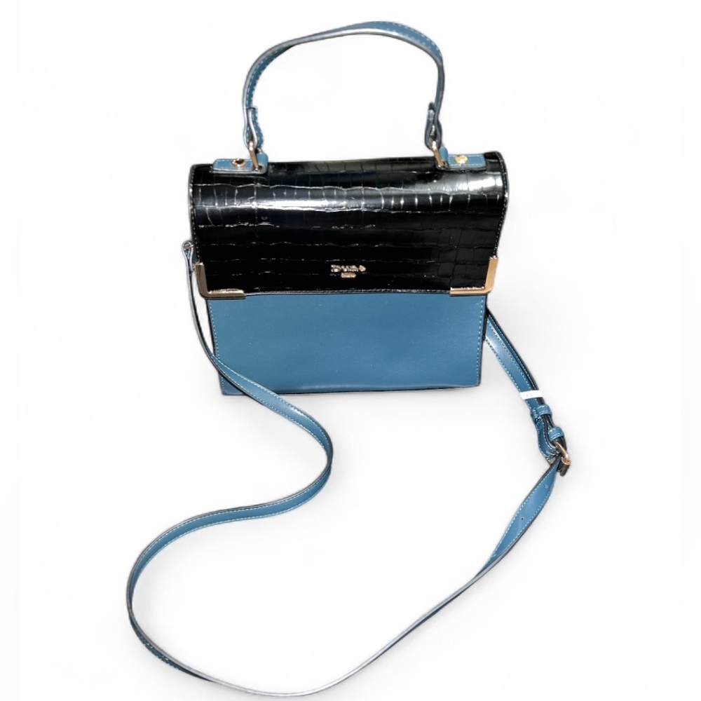 Elegant Black and Blue Dune Women's‎ Handbag